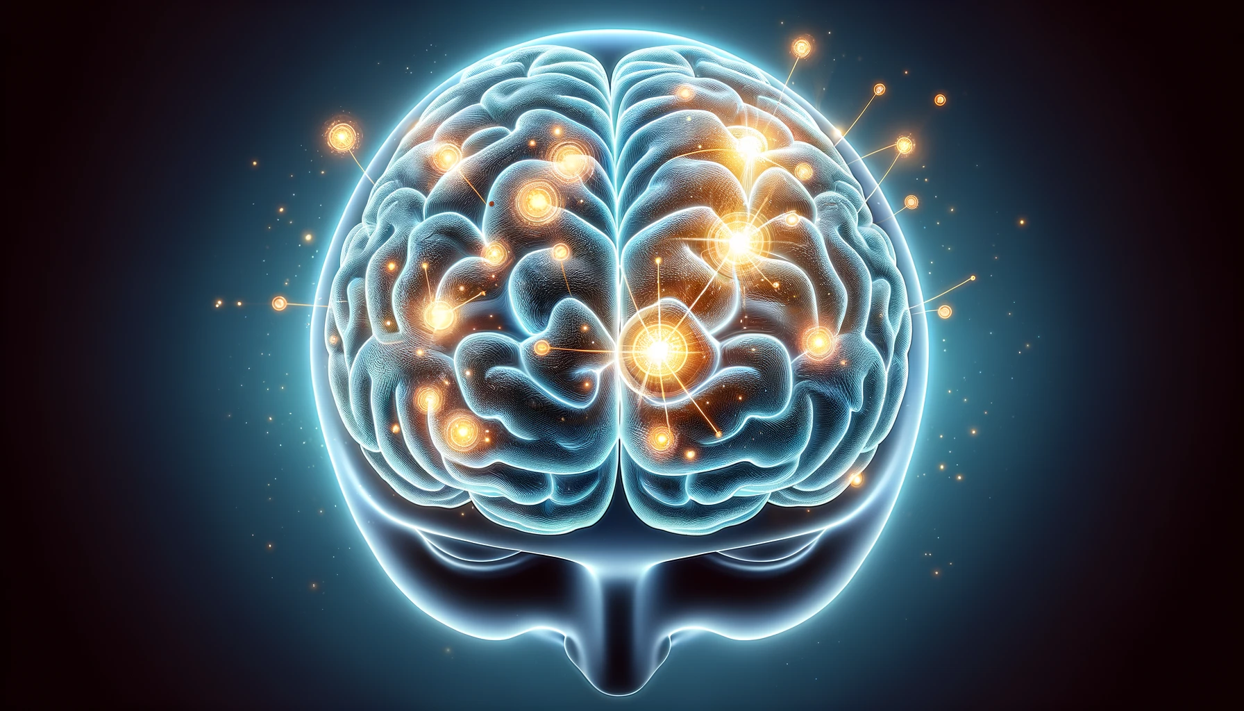 DALL·E 2023-11-22 17.07.09 - A detailed illustration of a human brain with highlighted areas showing the beneficial effects of fisetin on memory and neuron protection. The image s